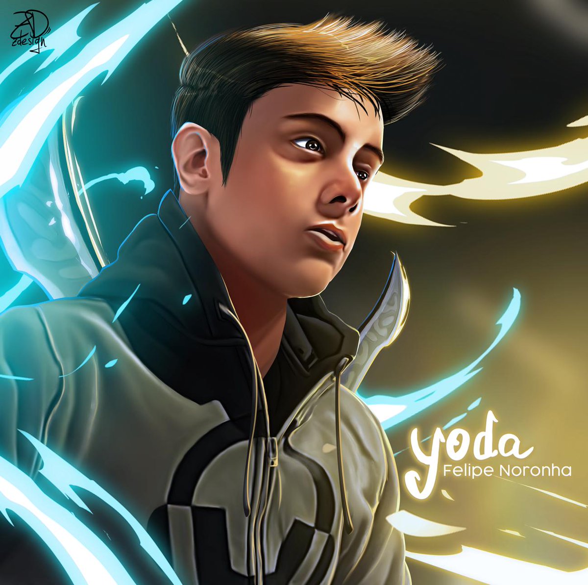 ZDesiign's tweet photo. Digital Arte • Felipe Noronha • @StoneDYooDa [Arte de 2018] . . 

.
 #Art  #youtuber #streamer #sehloiro #rap #rapyoda #digitalart #canids #zdesign #red #LOL #game #leagueoflegends #player #yohouse #yoda #fon #gored #draw #redcanids https://t.co/nGRE96k3tJ
