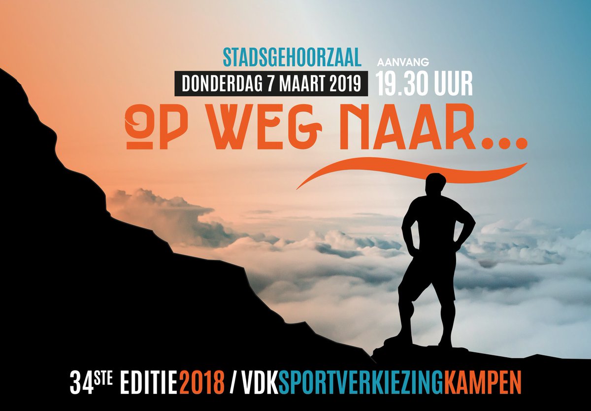Op 7 maart is de VDK Sportverkiezing Kampen 2018 in <a href="/sgzkampen/">Stadsgehoorzaal</a>. Het belooft een feestelijke, sportieve avond te worden. De entree is gratis! 🏆Wie worden er gekozen tot sporter/sportploeg van het jaar? En wie wint de Publieksprijs. Stem op jouw favoriet bit.ly/2tDfM9p