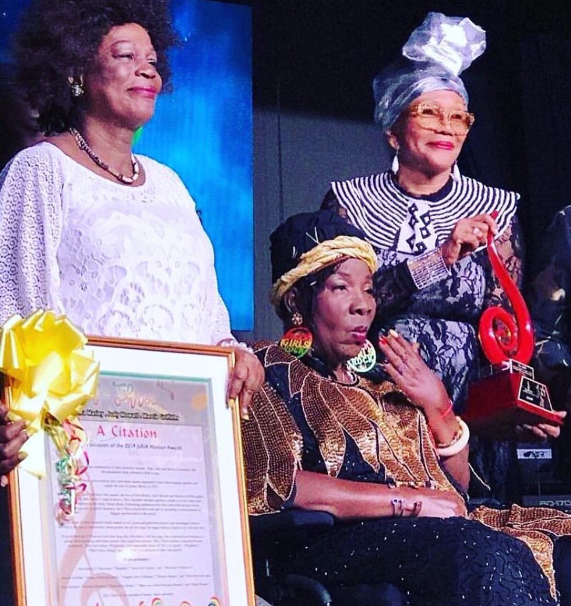 Sound Chat Radio On Twitter Full Gratulations To Rita Marley Judy Mowatt Queenofreggae The I Threes On Their Jaria Honours Awards