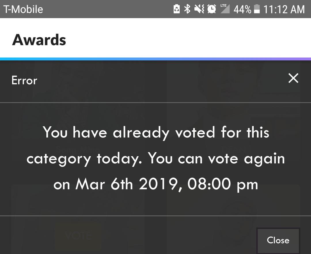 LocketShawolEM's tweet photo. @NeDongsaeng Voted for him earlier today before I saw this! https://t.co/VragDR05DC
