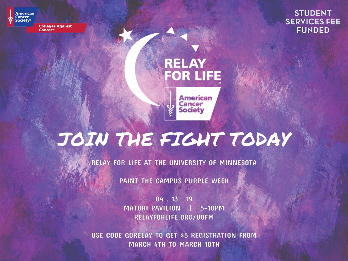 use the code GORELAY for a discount these next couple days! We are getting more and more excited for Relay everyday!!💜💜💜