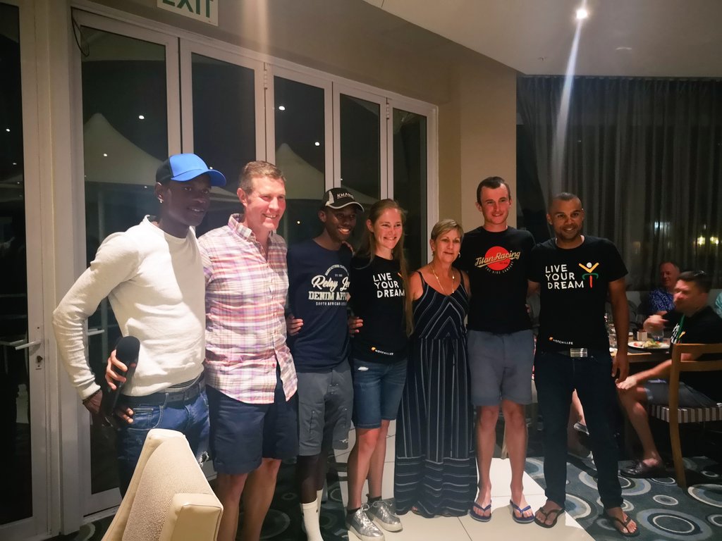 Extremely honored to have Minister @Anroux_Marais here with us this evening. Even more honored to announce that in partnership with @RainmakerCXO & DCAS that we're bringing 3 incredible young riders to London this year to race the HotChillee LONDON-PARIS 2019.