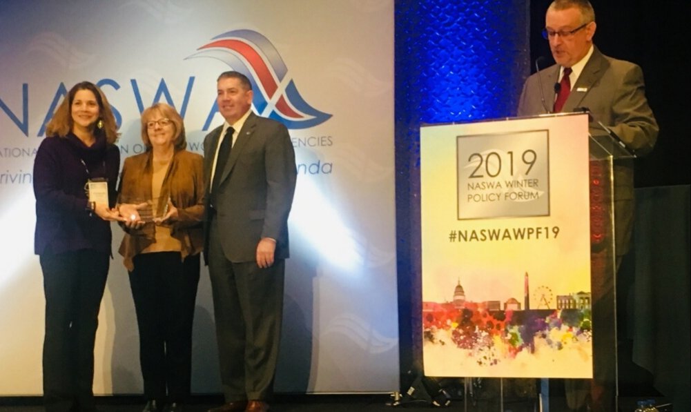 als1712's tweet photo. Proud to join Secretary Acosta to accept on behalf of MassHire BizWorks NASWA 2019 Pinnacle award for Business Development. https://t.co/UWOEMPLduh