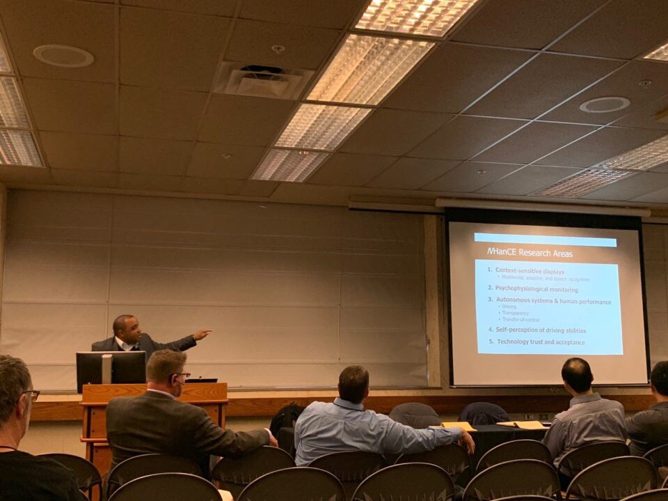 Members of the NHanCE Lab presented their driving-related work at the 2019 Purdue Road School Transportation Conference &amp; Expo