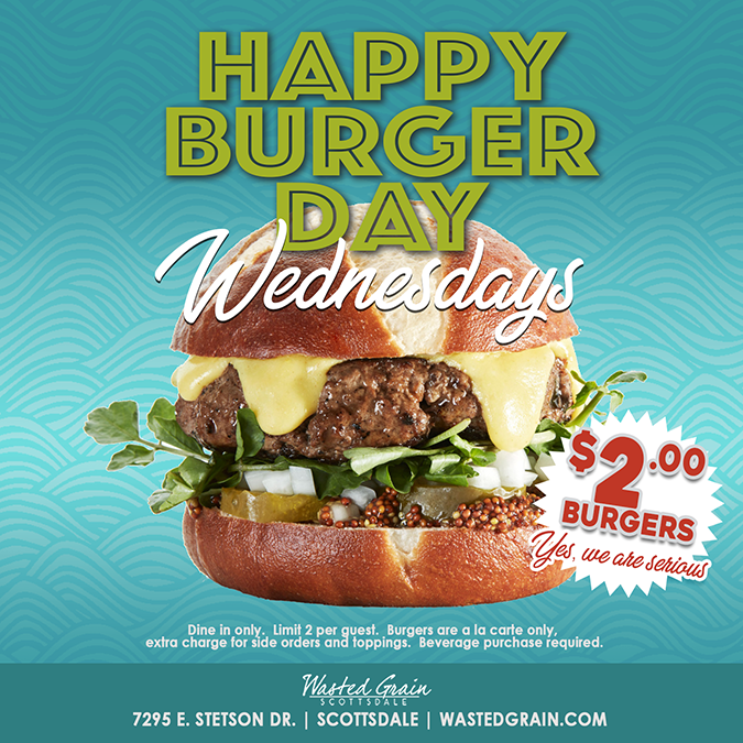 Happy Burger Day! Have a burger with a side of burger 🍔 #scottsdaleaz #scottdaleeats #washedgrainaz
