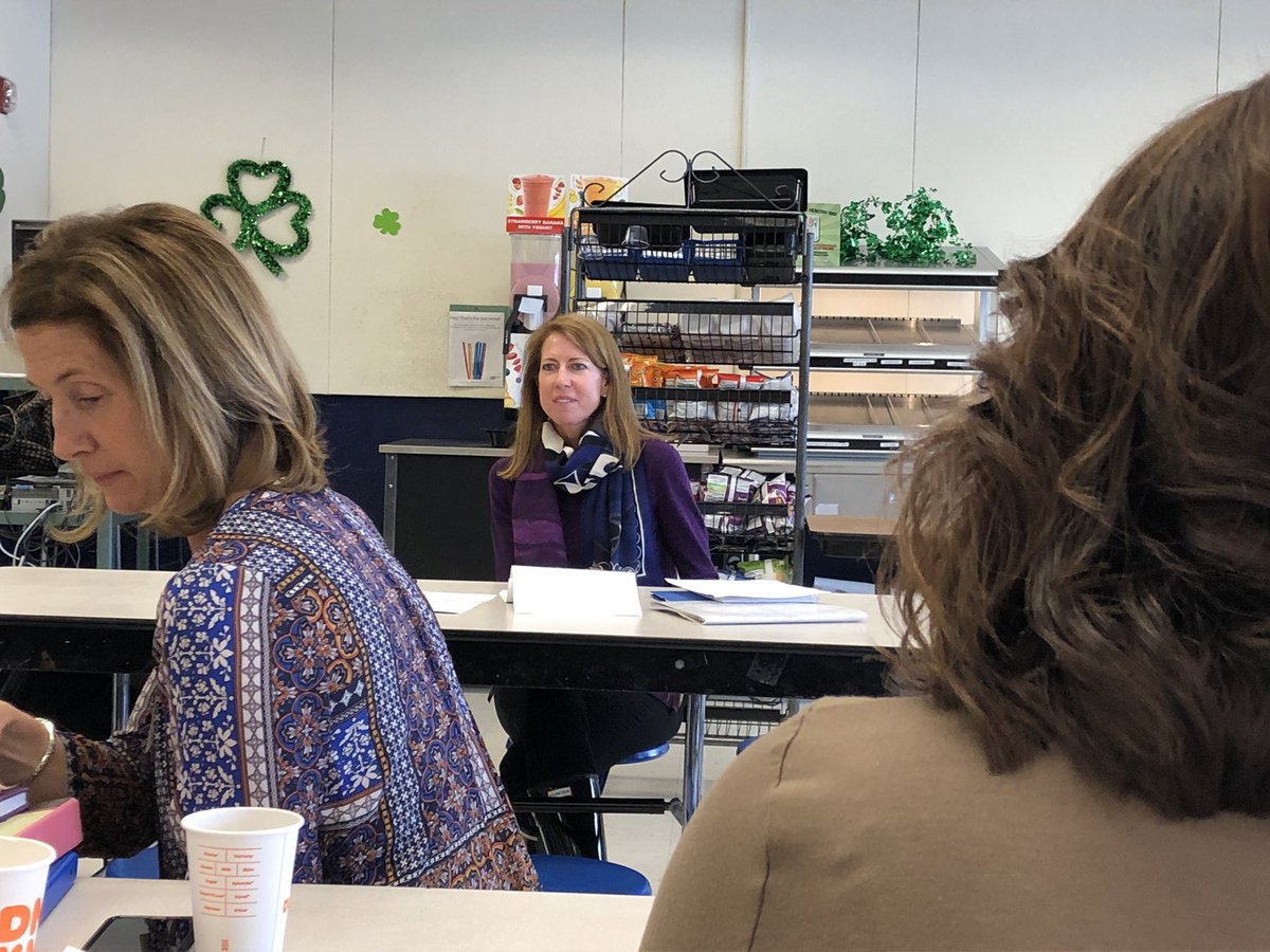 MTLSD's tweet photo. Today was PTA Council President Katie Caste’s last meeting. Many thanks to Katie for her positive leadership of the PTA and her productive partnership with the District.  Congrats to incoming Council President Bonnie Dougherty. @mtlsdsuper @mirvinPSU @Ronald_P_Davis https://t.co/v70miU549z
