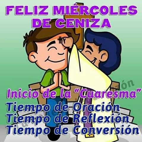 PadreSalineroFyA on X: "Feliz Miércoles de Ceniza e Inicio de La cuaresma  <a href=