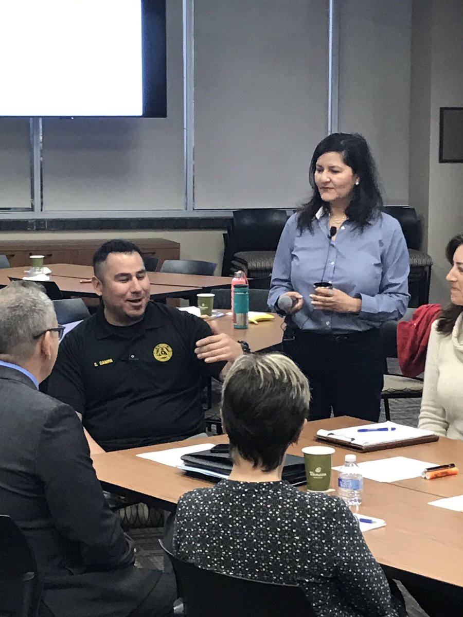 CJUSDSafety's tweet photo. @CJUSDSafety command staff fully engaged in the #TheLearningInstitute’s leadership class for helping to enhance our leadership skill set. Thank you #CaliforniaSchoolsJPA for the opportunity to attend! #SafeSchools #Leadership #LeadingTheWay #CJUSD https://t.co/0sjAUH93de