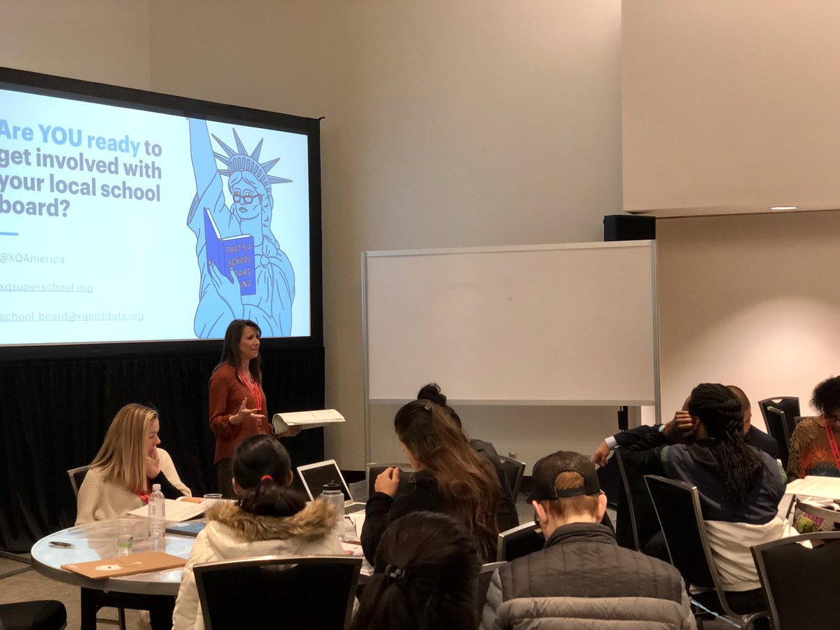 CarriSchneider's tweet photo. School board members, ask teachers, “what can I do to help you?” and ask students, “what can I do to help you learn?” Advice on a genuine commitment to the schools you serve from @BooherRita from @ElizCitySchools to #SWSWedu at #SchoolBoardThing workshop. https://t.co/GQj7XUeuGD