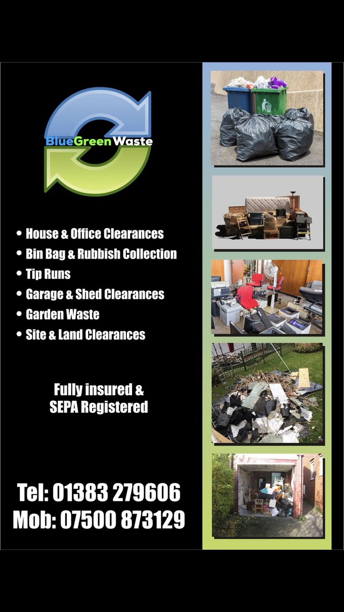 BlueGreen Waste Disposal & Removals (@bluegreenwaste) on Twitter photo 