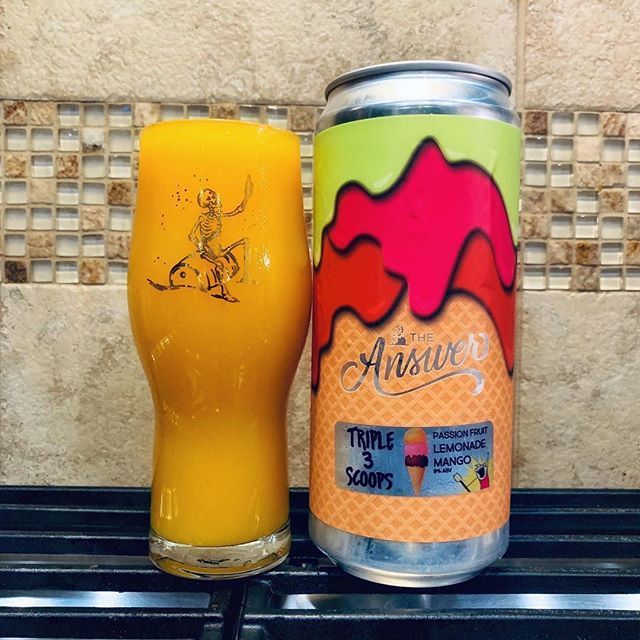 fanaticbeer's tweet photo. #FANATICBEER @thebrewbrotha
・・・
Friday night Triple 3 Scoops Passion Fruit Lemonade Mango beermosa vibes! Whol’lotta fruit bomb 💣 🍻 https://t.co/7fiosFoHbq https://t.co/sfz7ZWDmZG