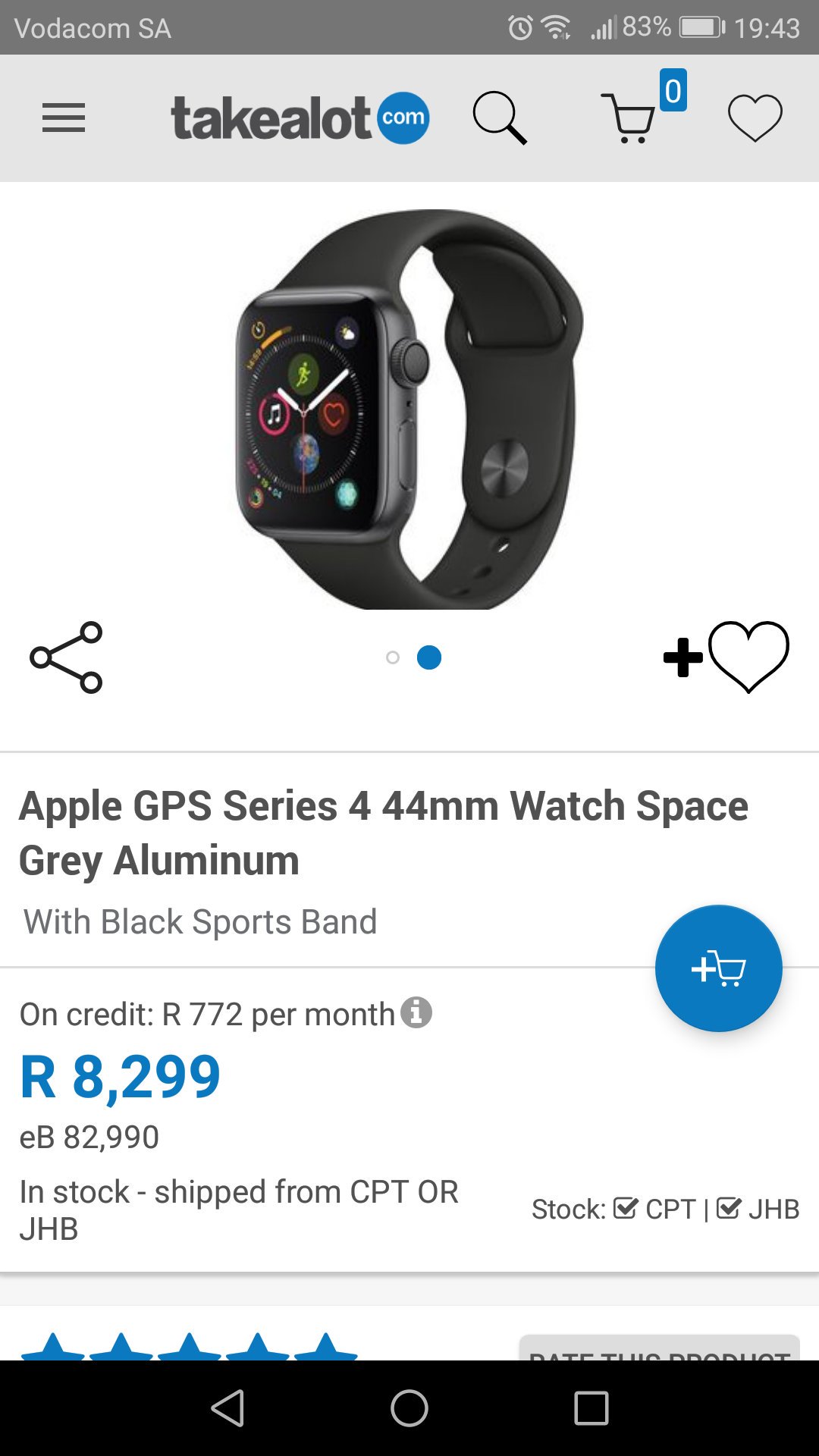takealot gps watch