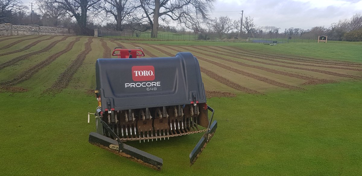 ESSENTIAL MAINTENANCE <a href="/Luttrellstown/">Luttrellstown Castle</a> #AERATION#BREATHE <a href="/ReeltechToro/">Golfhire & Reeltech</a>