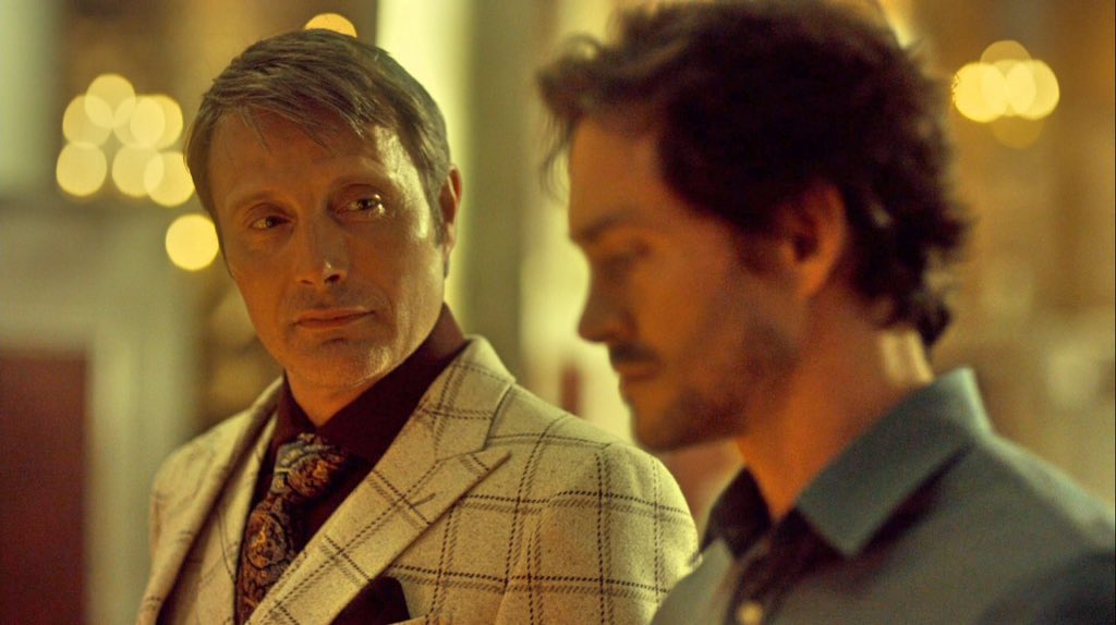 Father Lecter felt the jealousy rising in him like a fever when he caught a glimpse of Will helping Father Christopher. He does not want him to touch that man, not even innocently. Lord, how he needs to make him his boy. He wants to be Will’s only religion.

#Hannibal #fannibals