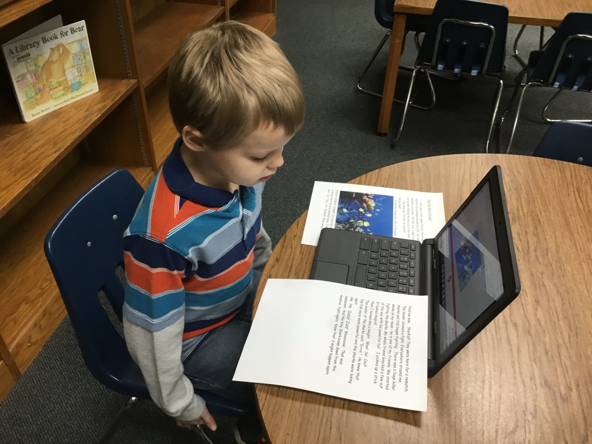 kyla_jeter's tweet photo. Mrs. May's sassy 2nd graders @clifdaleelem continued using @Seesaw this week to publish their writing! This week's stories included an epic fish vs. sharks battle, a lost mermaid who tangleed w/ an evil witch, & a heart-warming story about puppies! #Spa3TechUp #D3Innovates https://t.co/TQsRXapbHs