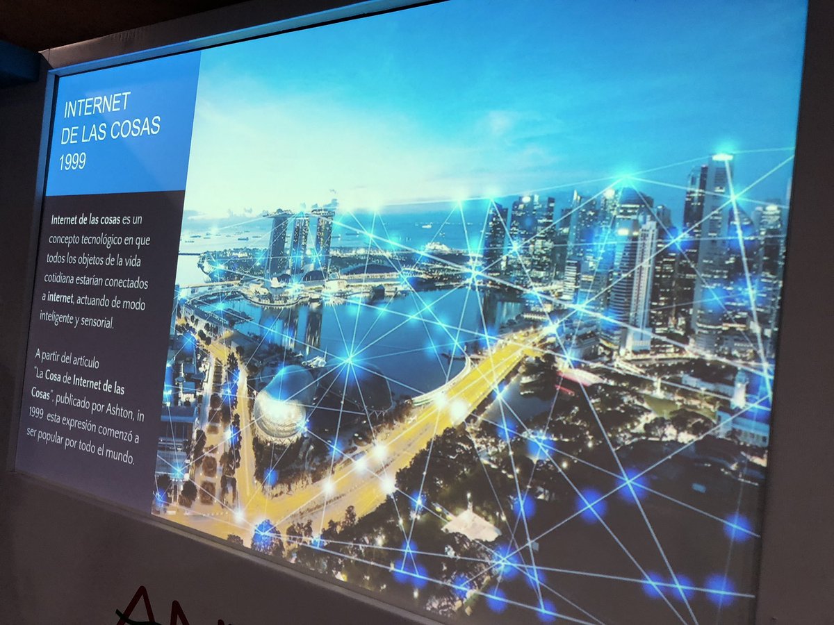 galevy's tweet photo. “Con el #InternetDeLasCosas, todos los objetos tecnológicos de nuestra vida cotidiana estarán conectados a Internet” Vanderlei Rigatieri Junior #AndinaLink2019 @andinalink #Iot #InternetDeTodo https://t.co/kYMDfsXUII