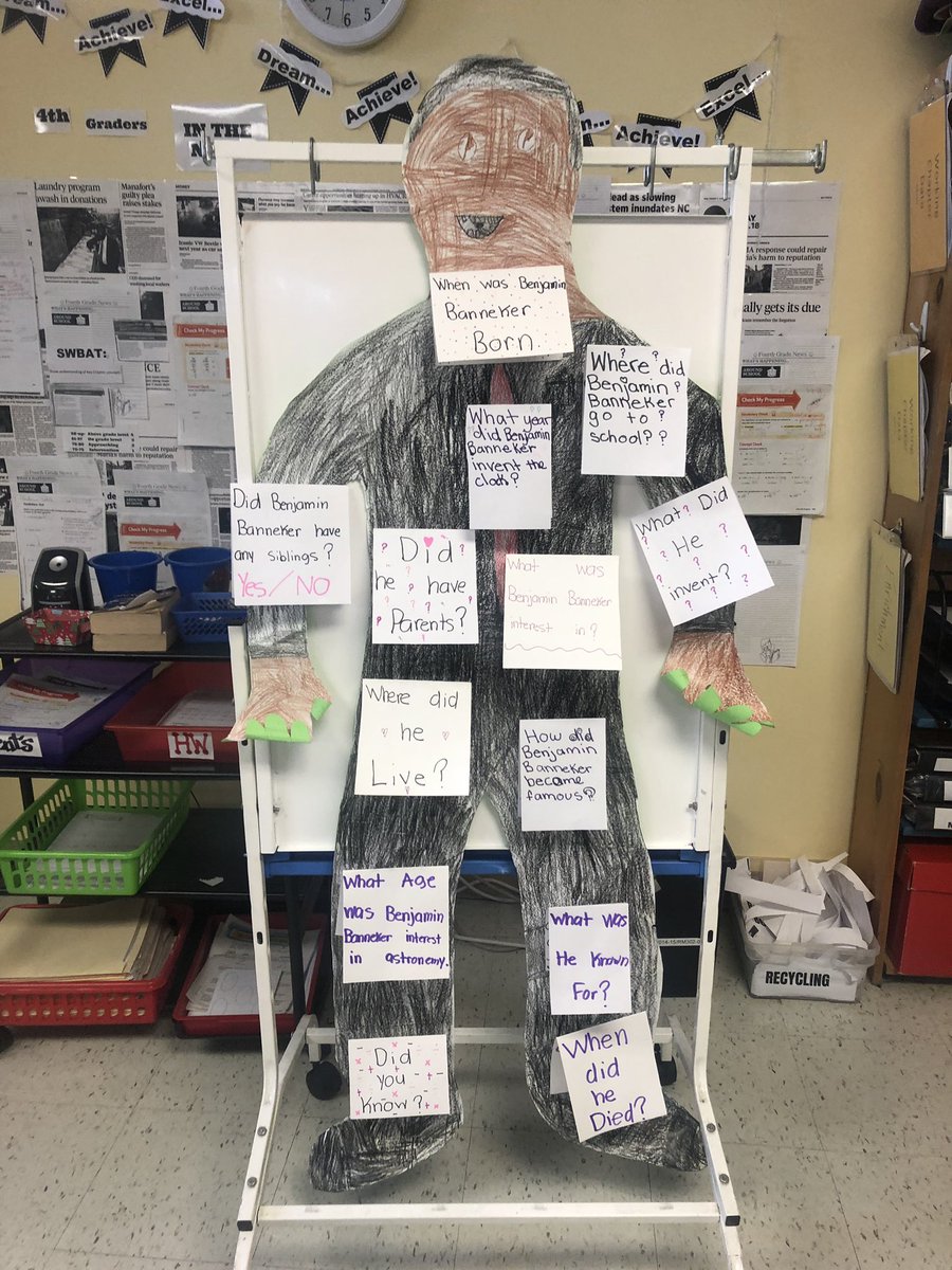 MsFabienHACS's tweet photo. 4th graders taught us about the famous inventor and scientist Benjamin Banneker #blackhistorymonth #stemmuseums @HopeacademyAP https://t.co/2ExTt9RrG8