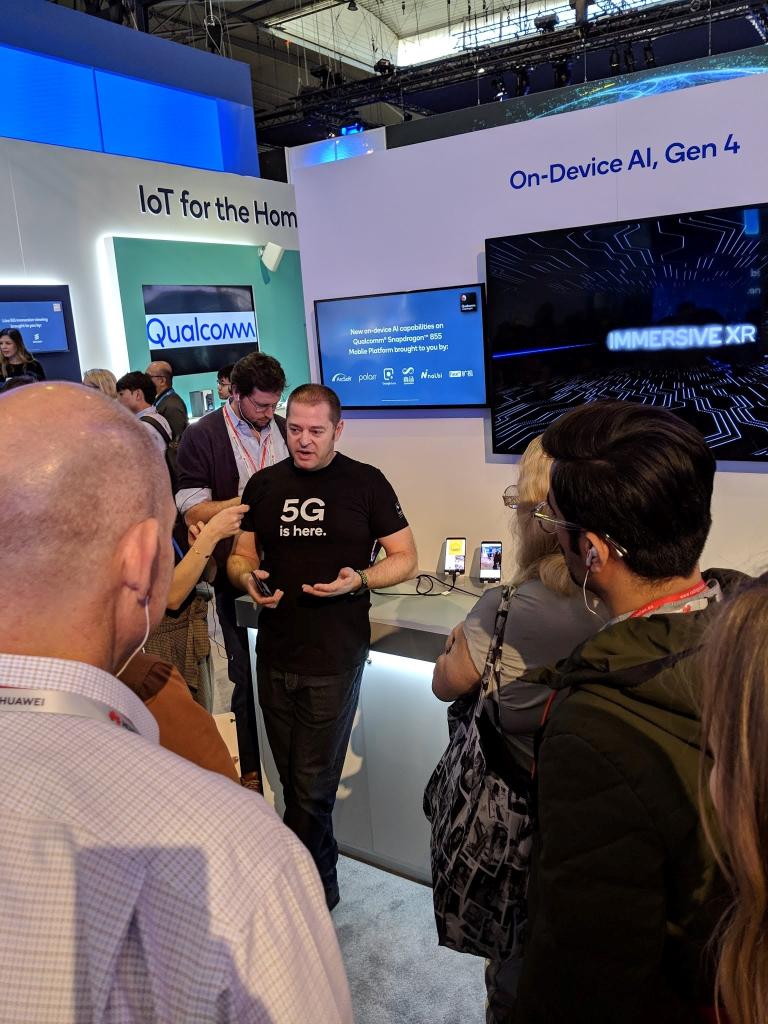 OMD_EMEA's tweet photo. 5G is here! @OMD_EMEA's Leah and Carly continue to explore #MWC19 discovering how 5G will create a much quicker and seamless experience by streamlining mobile shopping and allowing us to stream TV and games straight to our smartphones (and cars!) #OMDMWC19 https://t.co/DYvEmh5D2f