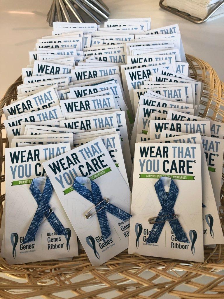 ZSAssociates's tweet photo. Our blue denim ribbons are ready to go!  ZS is excited to recognize World Rare Disease Day this Thursday, Feb. 28th and honor all the champions of rare disease efforts around the globe. Thank you to @GlobalGenes!  #WRDD2019 #CareAboutRare #LifeAtZS #Rare https://t.co/7AZn9dMz6n