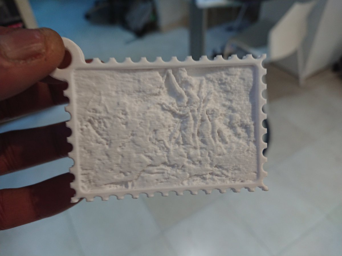 3_daddict's tweet photo. Photo Lithophane timbre porte clé Mariannes #1830 #EugèneDelacroix #liberté #impression3D #imprimante3D #Original @Creality3dprint #3Dprinting #3dprinter #creality3d #cr10s @3dUgt https://t.co/TzuPRZzZsb