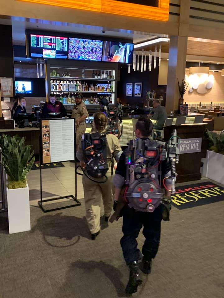 We'd like to extend a huge thank you to the staff at <a href="/Cinemark/">Cinemark Theatres</a> West Plano and XD for having us out for an exclusive look at the Ghostbusters Dimension hyper-reality experience!

Ladies and gentlemen, if you're #Ghostbusters fans, you've GOT to check this out.