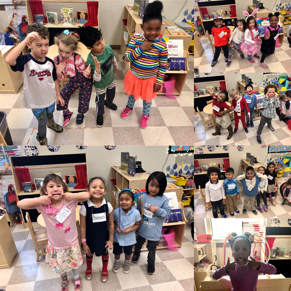 BEprek's tweet photo. Look at this wacky pre-k class on Wacky Wednesday! @aps_OEL @APSGardenHills https://t.co/YIWQPRCsdG