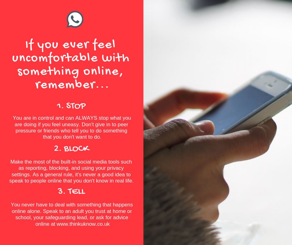 GASolihull's tweet image. Stay happy and safe online with these 3 top tips to remember...📱💻 #StopBlockTell