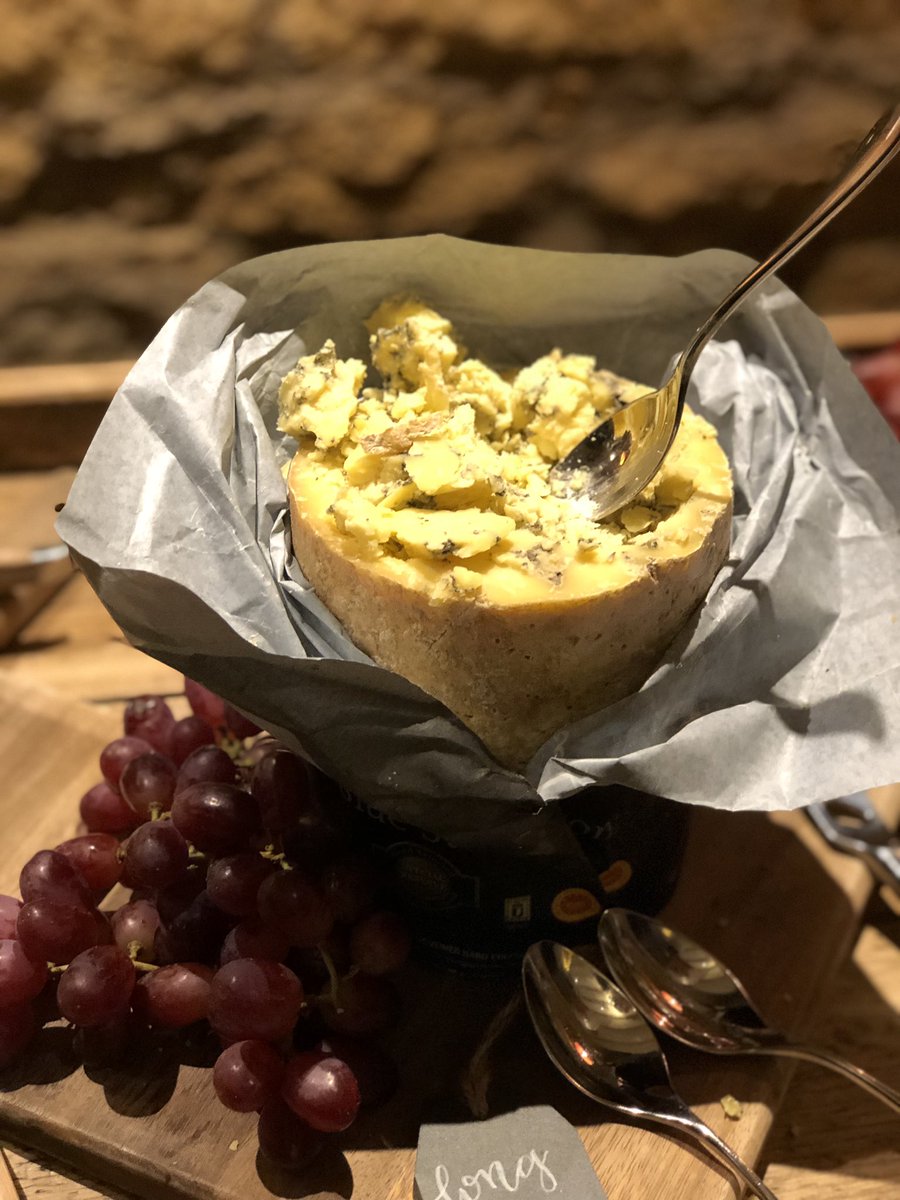 The ‘cheese cave’ at last night’s party <a href="/DormyHouse/">Dormy House Hotel</a> 😍🧀