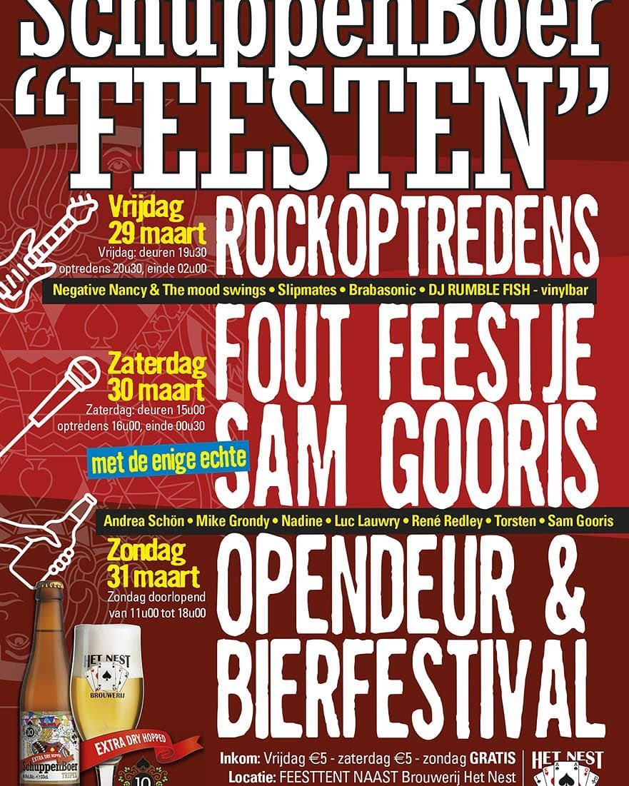 10 jaar Schuppenboer! Tijd voor een feestje 🎉🍻🎤🎷🎸