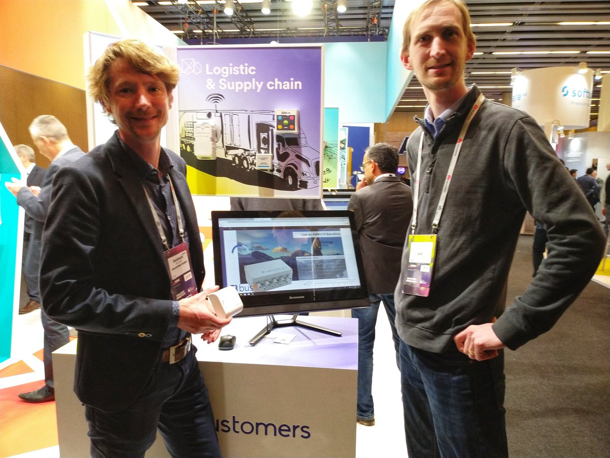decentlab's tweet photo. @Bus_It @Actility During #MWC19 we integrated at the booth our Indoor Ambiance Monitor measuring TVOC, CO2, ACTIVITY/MOTION, HUMIDITY, TEMPERATURE, ILLUMINANCE into the platform from @Bus_It. Data is sent with #LoraWAN over @Actility network server. https://t.co/xdzBrHSP2U