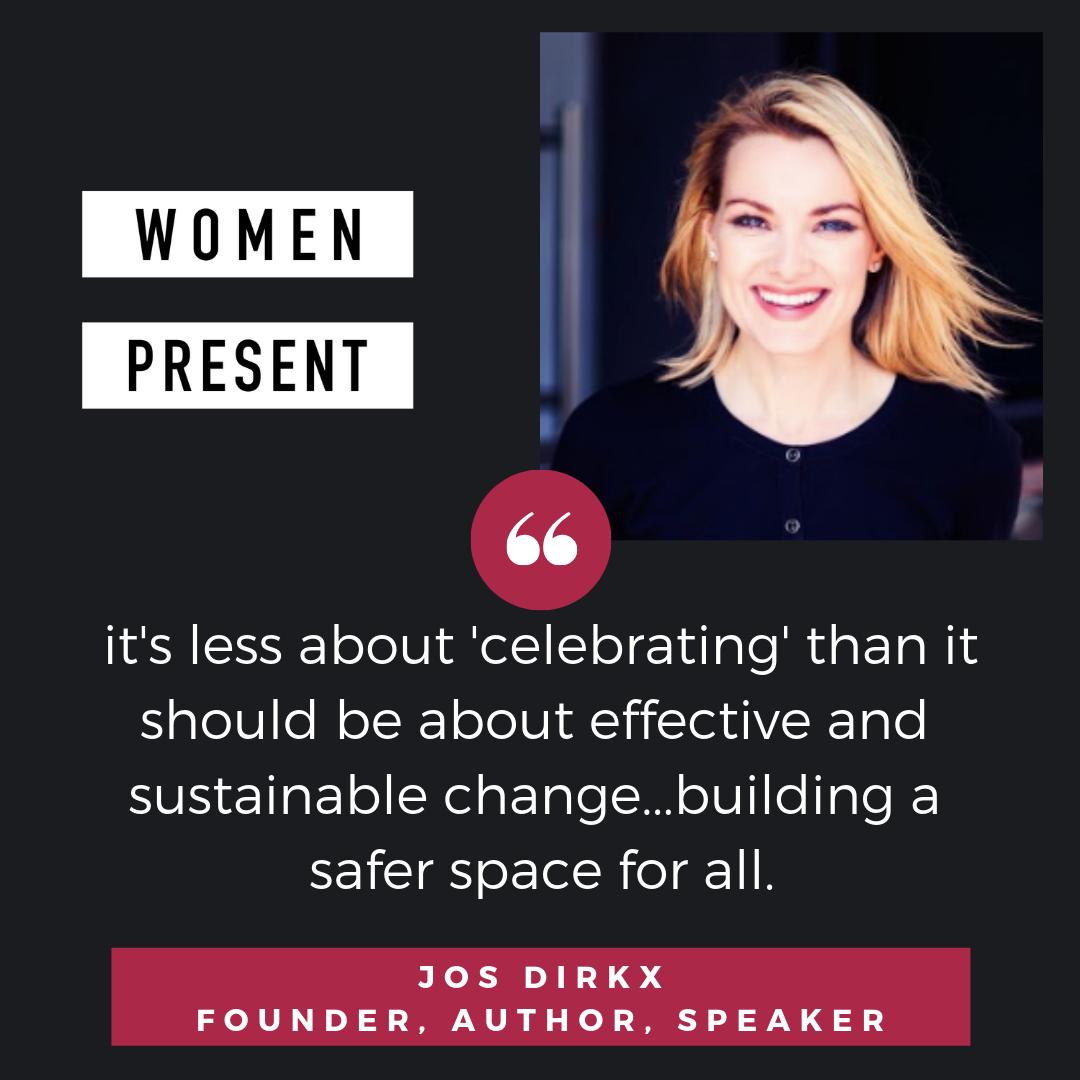 WomenPresent's tweet photo. Kicking off #WPWednesday, we feature Jos Dirkx, Founder of NGO Girls &amp; Football SA and a @women_present platform expert with her thoughts on why #IWD is an opportunity for all of us to take the gender conversation further strategically. #BalanceforBetter #IWD2019 https://t.co/hP6SpbNVux