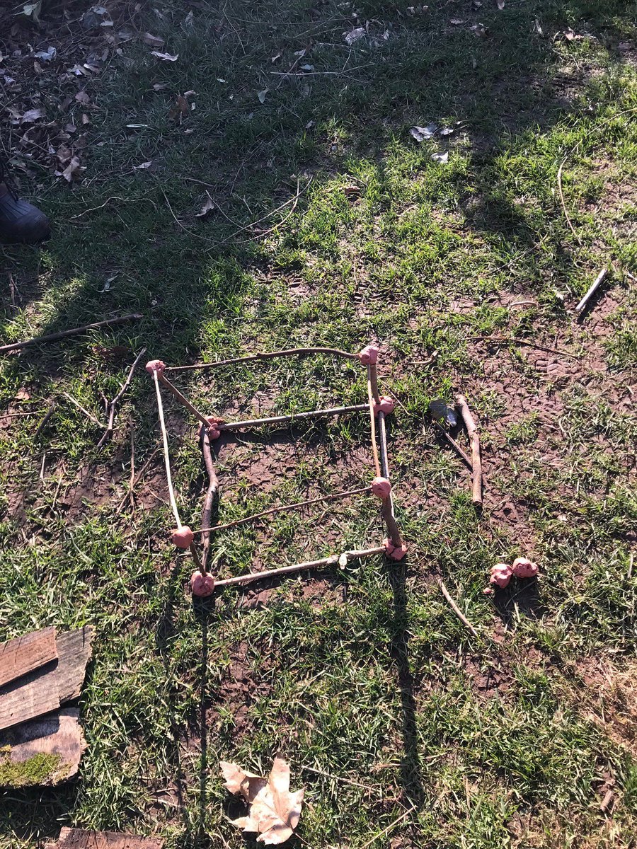winterfoldhs's tweet photo. Some of the 3D shapes our pupils have created this afternoon. Well done everyone!

#WHSMaths #OutdoorLearning #TheWinterfoldWay https://t.co/TBfF36Wgg2