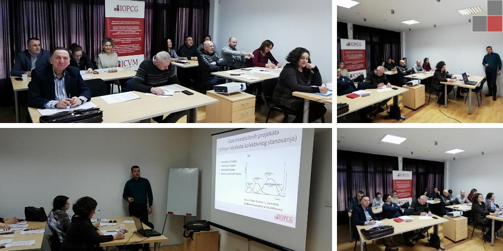 IOPCG's tweet photo. IOPCG organized the second seminar: From idea to realization, in the series of lectures on investment projects for collective housing facilities. The lecturer was Strahinja Pavlović MSc, from the company REAM d.o.o. , expert associate in the Asset &amp; Property Management sector. https://t.co/o8o82iR4j7