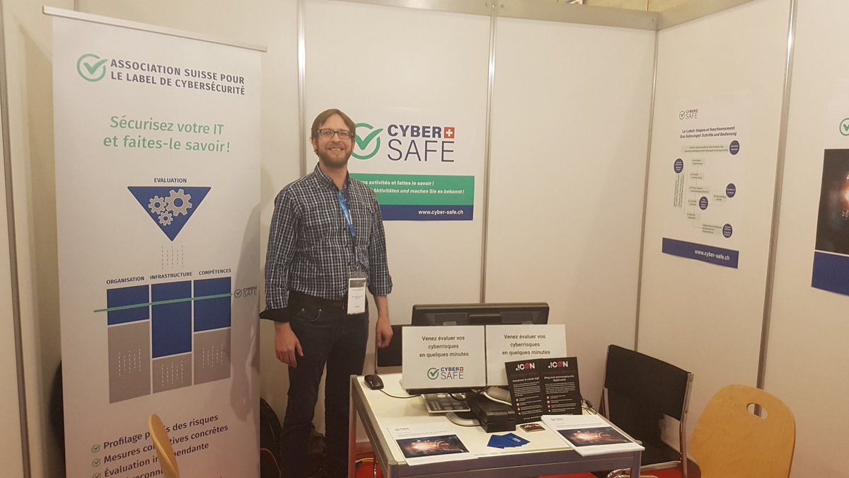 CybersafeLabel's tweet photo. Beaucoup de rencontres aux Swiss Cyber Security Days  #SCSD. https://t.co/jM4YSDOnZ2