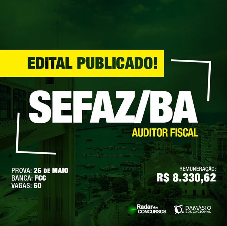 prof_phpeixoto's tweet photo. Fique esperto! Venha se preparar conosco! #dicaph #concursoenodamasio #concurso #sefazba #auditor https://t.co/Bq3G8hn7rC