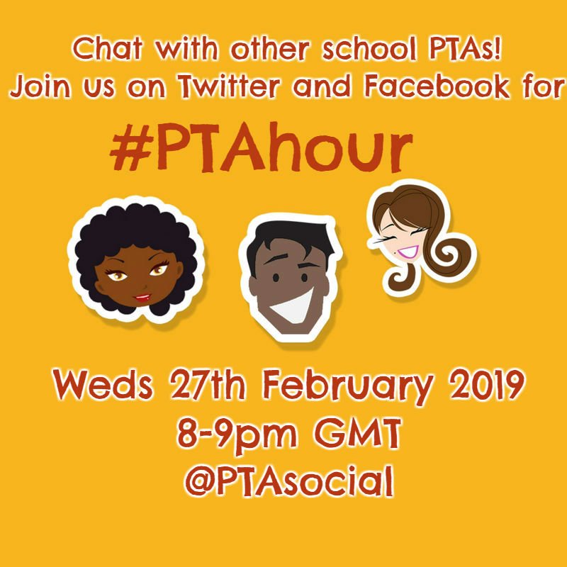 PTAhour's tweet image. Attention PTAs! Head over to @PTAsocial in 60 minutes for #PTAhour - we're talking Spring/Easter/World Book Day events! See you there?