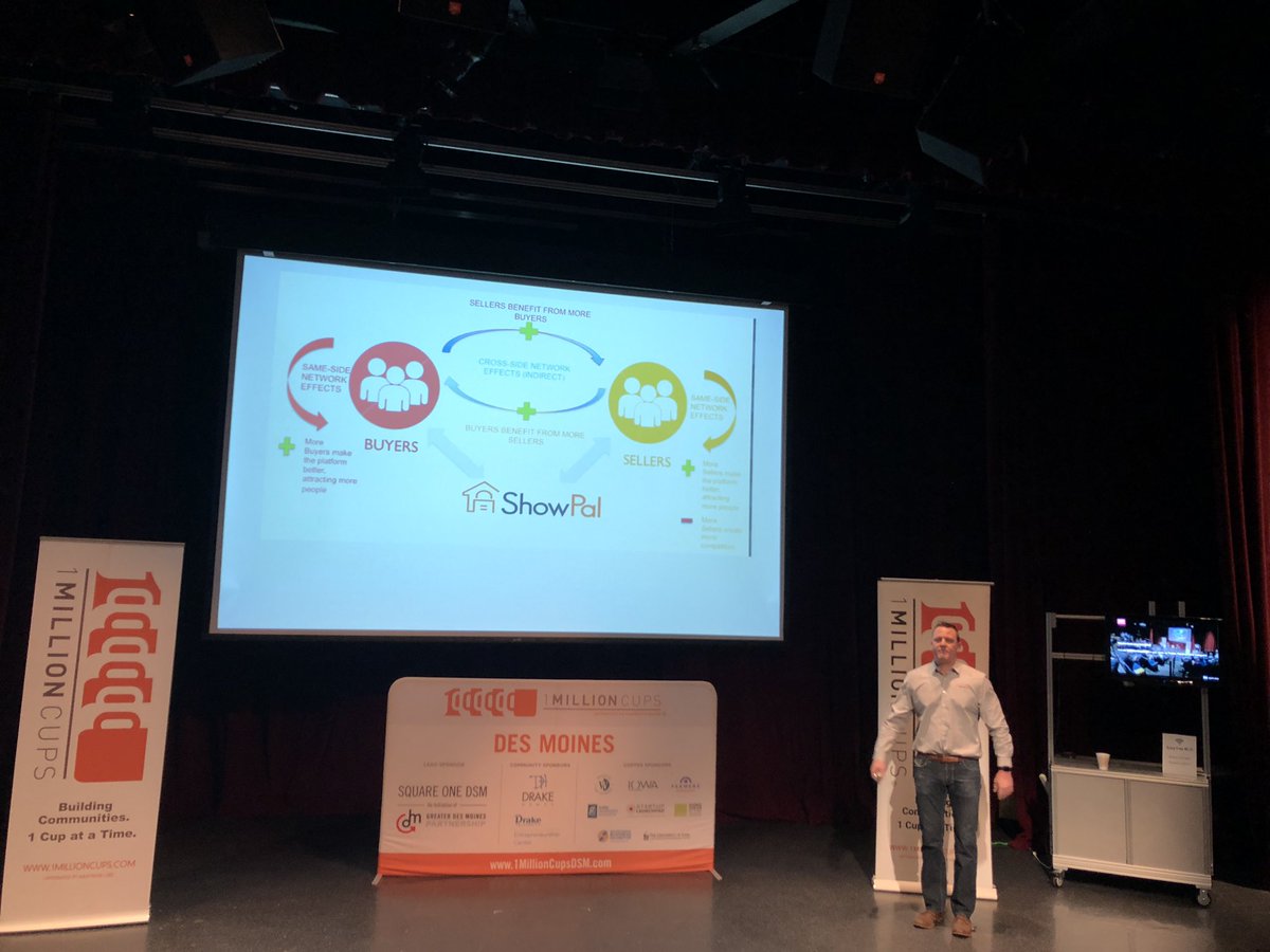 Hearing from ShowPal and their #residential #RealEstate platform <a href="/1MillionCupsDSM/">1 Million Cups Des Moines</a>