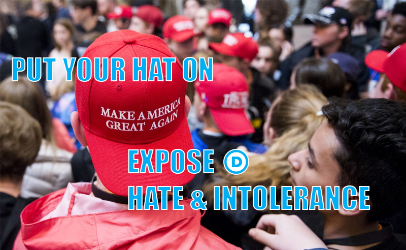 SimpsonMiska's tweet photo. Put your MAGA hat on and Expose
Democrat HATE and INTOLERANCE 
#DonkeyFart @Mr_Pinko https://t.co/r1lipn4x7B