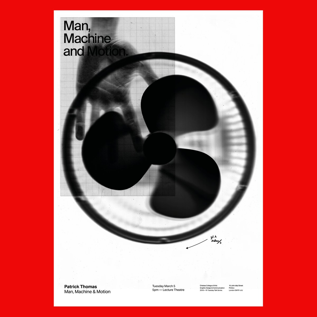 We are very excited to have <a href="/xpatrickthomas/">Patrick Thomas</a> coming into <a href="/ChelseaUAL/">Chelsea College of Arts</a> next week to give a talk on Tuesday March 5 at 5pm in the Lecture Theatre. All welcome and not to be missed. Poster design by <a href="/AlistairRamage/">Alistair Ramage</a>