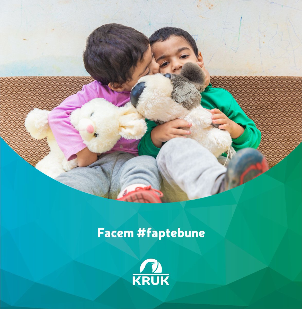 KrukRomania's tweet photo. Dorim ca anul acesta, impreuna cu Hopes and Homes for Children Romania, sa facem mai multe #faptebune 😊 https://t.co/Kitfc3ptoK https://t.co/bUzpxtiLQ2