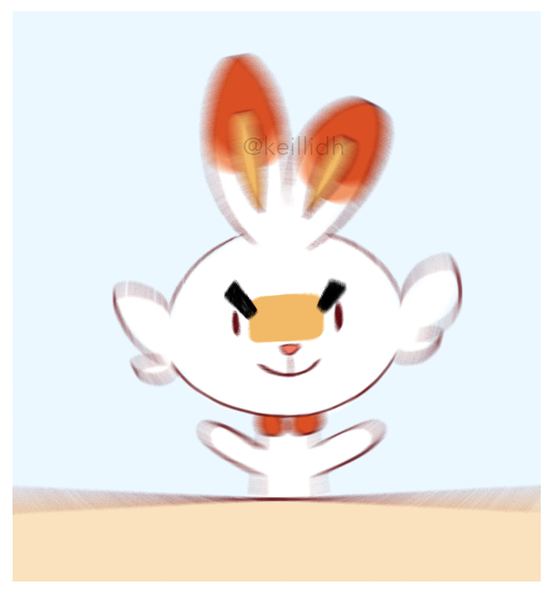 KeilidhBradley's tweet photo. *points* that one #scorbunny #pokemondirect https://t.co/Y4YKUhR1Pa