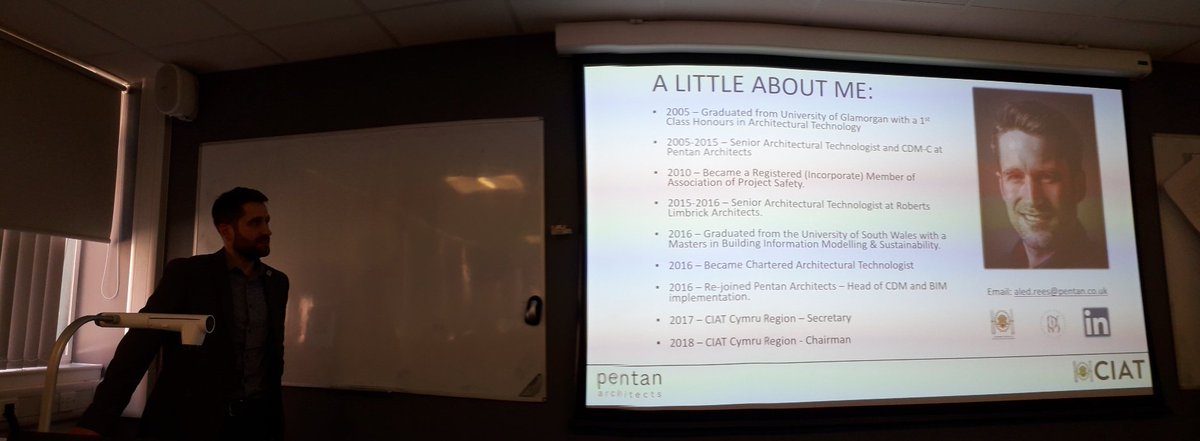 CIAT PI <a href="/covuniece/">Cov Uni ECE</a> Coventry @CIATechnologist @CIATcymru chair <a href="/reesaled/">Aled Wyn Rees</a> discussing all things <a href="/PentanArchitect/">Pentan Architects</a>