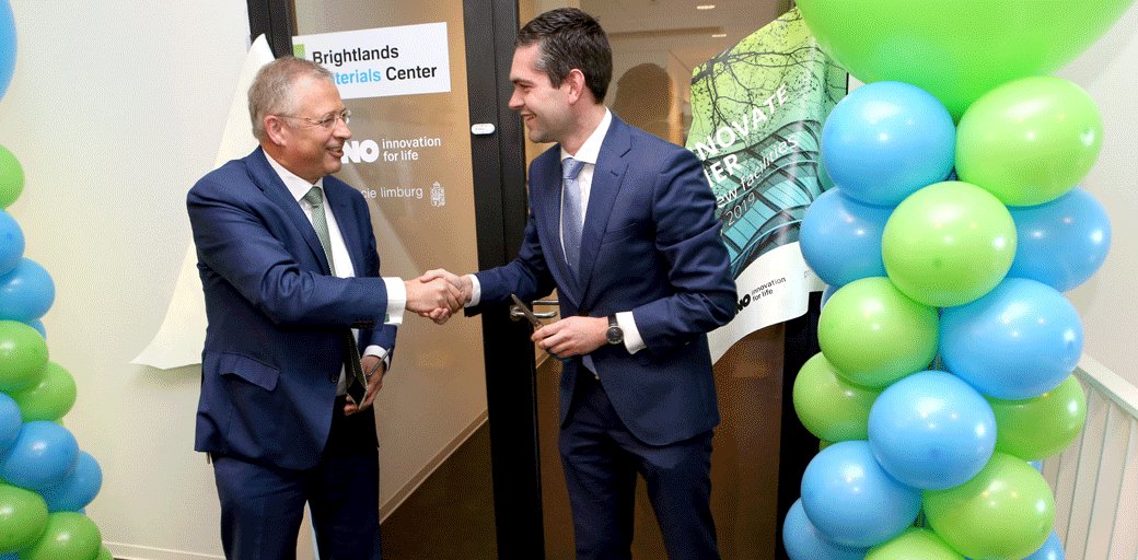 With the opening of our brand new offices and labs today at <a href="/BL_Chemelot/">Brightlands Chemelot Campus</a>, we have set a next milestone in our ambition to develop sustainable materials solutions together with our partners. Read more >> brightlandsmaterialscenter.com/new-polymers-l…