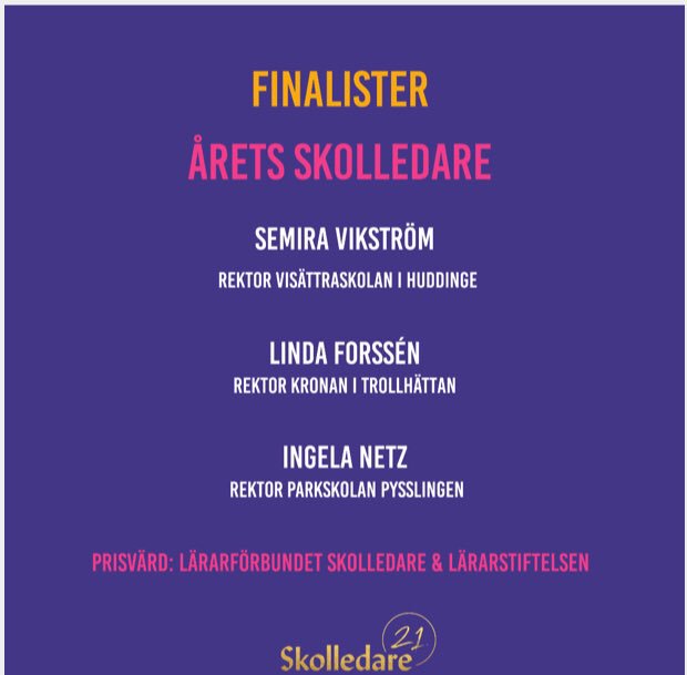 Lärarförb Skolledare tweet media
