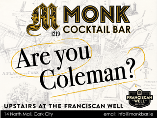 monkbar1219's tweet photo. Are you Coleman? #CreatingaStir #Upstairs #Cocktails  Franciscan Well Brew Pub https://t.co/K0nbdZojx0
