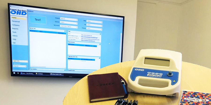shawcitylimited's tweet photo. Our Product Specialist Manager Chris Mottershaw has been invited to a UK nuclear power plant today to demo the @ohdusa #Quantifit fit testing system. They like the technology and are looking to upgrade their current system for their 80+ fit tests per day https://t.co/fFNxcfjUe1 https://t.co/QlVzGlbX7R