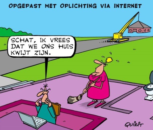 Trap niet in de val van internetcriminelen, lees alle tips. bit.ly/2T0BMdn