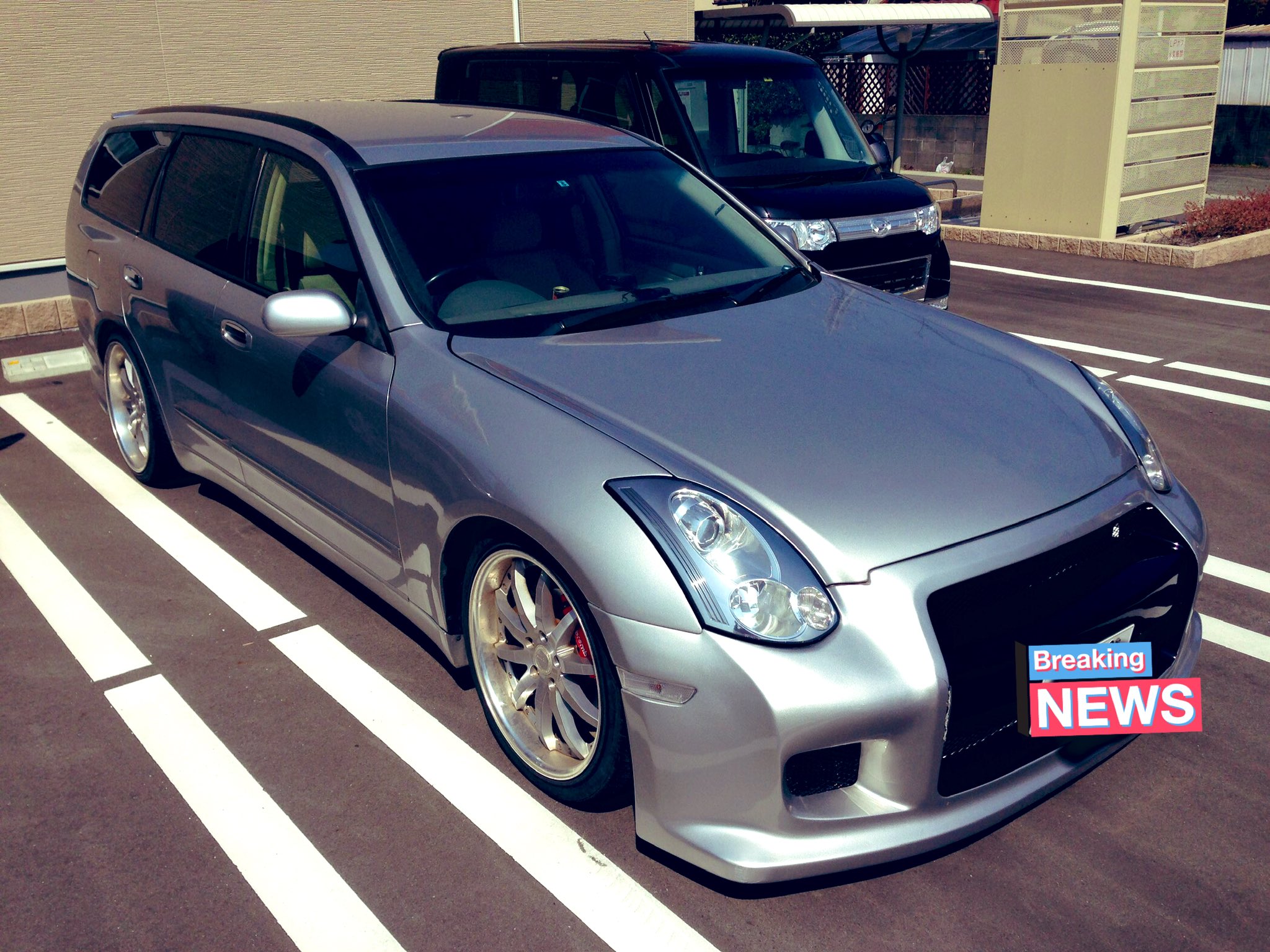 ヤマモト店長 ふみみせ 過去車の中で一番イジイジした車で投稿します 画像は安定の使い回しです 笑 日産m35ステージア フロントは顔面移植でv35スカイラインクーペにしてました 今はゴルフ7 に乗ってます 今度うちの店の駐車場でみんなで撮影