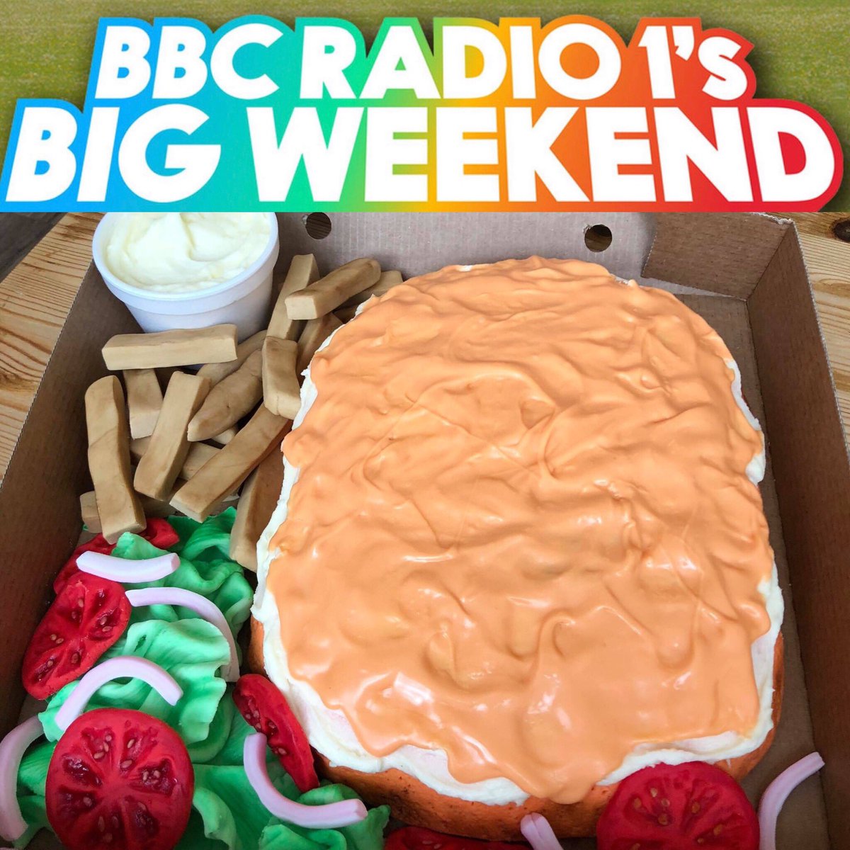 We are absolutely buzzing that <a href="/BBCR1/">BBC Radio 1</a> Big Weekend is only coming to our hometown this May! We thought we would celebrate by reposting The Boros finest delicacy in cake form .... #Parmo #Boro #UTB #radioonebigweekend 🥰🎼👏🏻 #BigWeekend <a href="/gregjames/">Greg James</a> @claraamfo <a href="/grimmers/">nick grimshaw</a> <a href="/jordannorth1/">Jordan North</a>