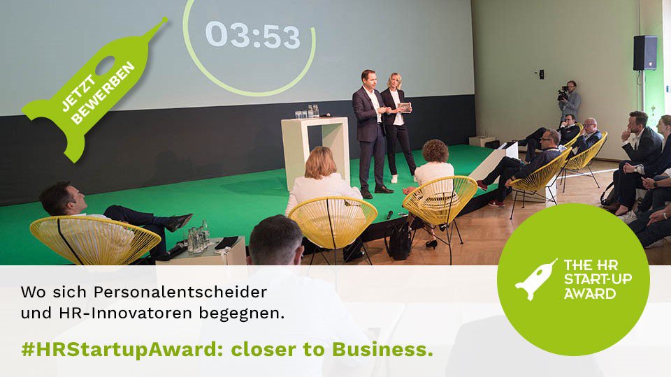 hkp_group's tweet photo. Die Bewerbungsphase ist eröffnet: Ab zum 4.#HRStartupAward!
Macht es wie @Tandemploy, @everskillgmbh, @HRinstruments, @talents_connect & @StaffbaseHQ - präsentiert Eure Innovation beim #PMK2019 #Proud2bHR!
https://t.co/OditKLk8Yw
@bpm_hr @QuadrigaBerlin @HRMMagazin #HR #HRtech https://t.co/OZMsmLWBgP